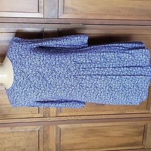 Boden Women's Blue Pintuck Knit Dress Sz 6L